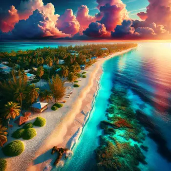 Photograph of the Cayman Islands Hyperrealisic